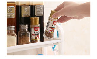 廚房收納新革命 第一代白色雙層置物架，高效整理35件廚具